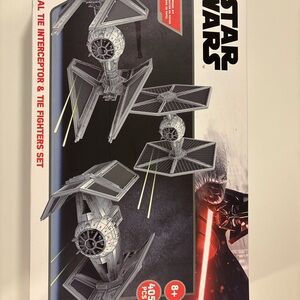 Star Wars TIE Fighter & Interceptor Set - Black and Gray